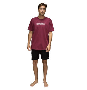 NEW Florence Marine X Men's Small Maroon Marine Exploration T-Shirt M12-5